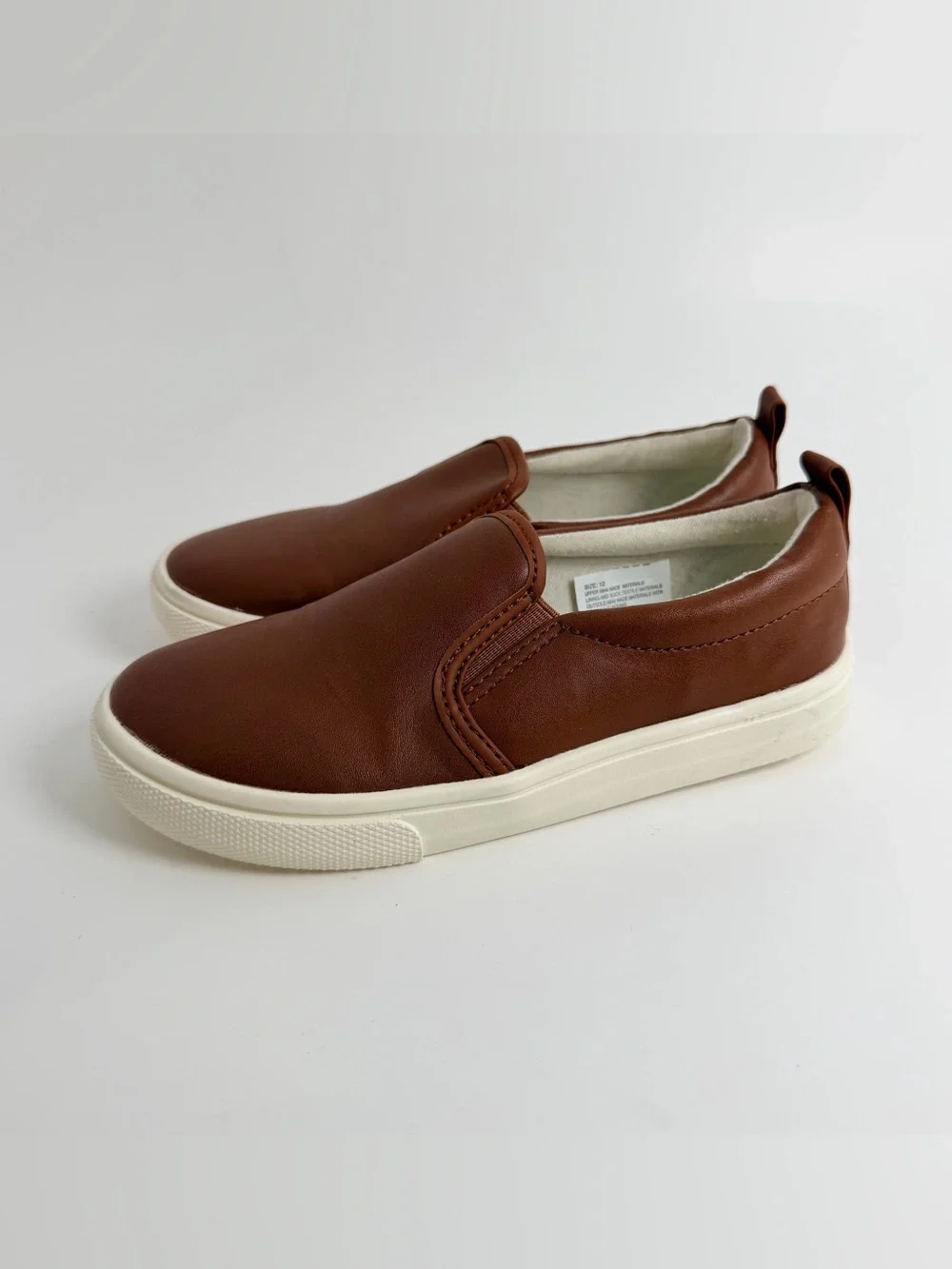Cat & Jack Brown Slip-On Kids Dress Shoes